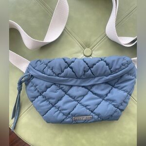 Blue Quilted Women's Bag